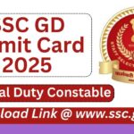 Ssc Gd Constable admit card released